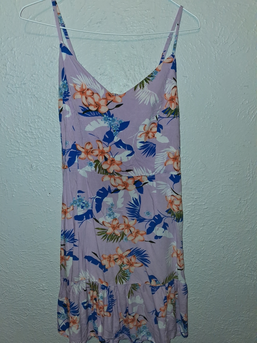 Lavender Floral Slip Dress